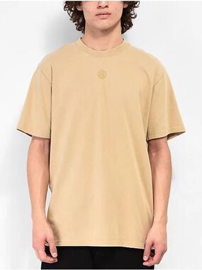 Ninth Hall Fundamentals Boxy Short Sleeve Tee | Tan | XXL